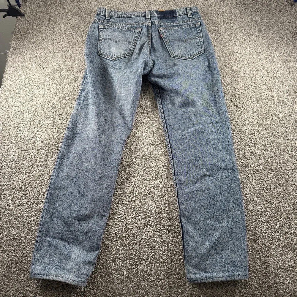 Vintage Levis Jeans Mens 36x32 (Fits 34x31)‎ Blue Acid Denim 505 90s Made in USA